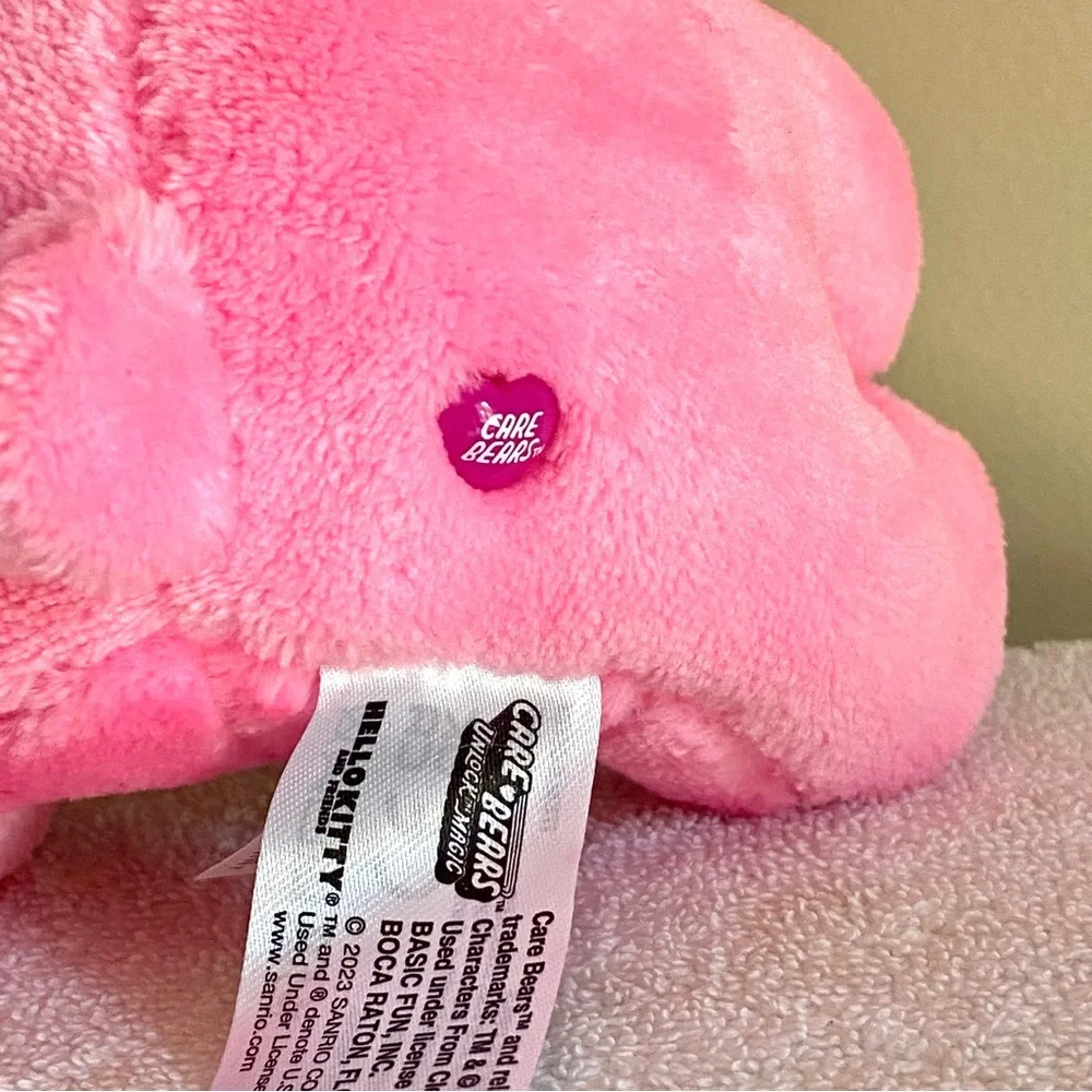 Hello Kitty Dressed As Pink Cheer Bear Care Bears 9